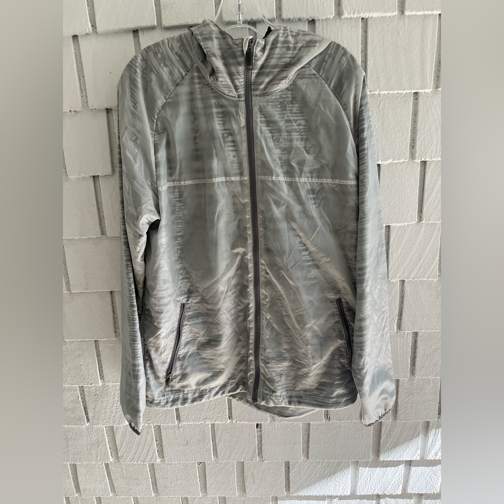 OAKLEY Men’s Double Layer Windbreaker Zip Up Jacket size L